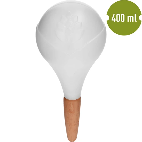 Laistymo burbulas augalams, matinis baltas su keraminiu smaigu, 400 ml - 2