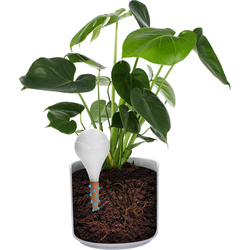 Laistymo burbulas augalams, matinis baltas su keraminiu smaigu, 400 ml - 6