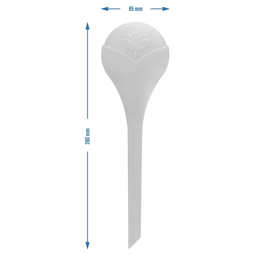 Laistymo rutuliai augalams, balti pusiau permatomi su kamščiu, 400 ml, 4 vnt. - 7