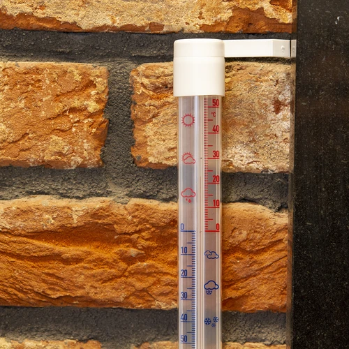 Lauko termometras su permatoma skale (-70°C iki +50°C) 23cm mix - 6