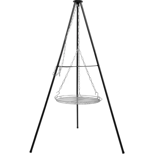 Laužui skirtas trikojis su grotelėmis, 150 cm