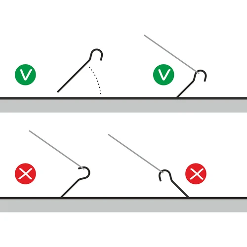 Lenkti palapinės kuoliukai - 10 vnt. - 5