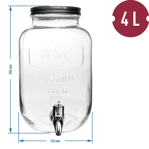 Limonados indas su kraneliu – stiklinis, 4 L - 5