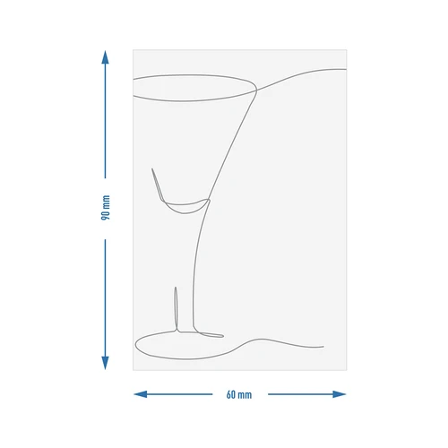 Lipnios etiketės 60 x 90 mm buteliams, užpiltinei, alkoholiui, degtinei - 20 vnt. - 3