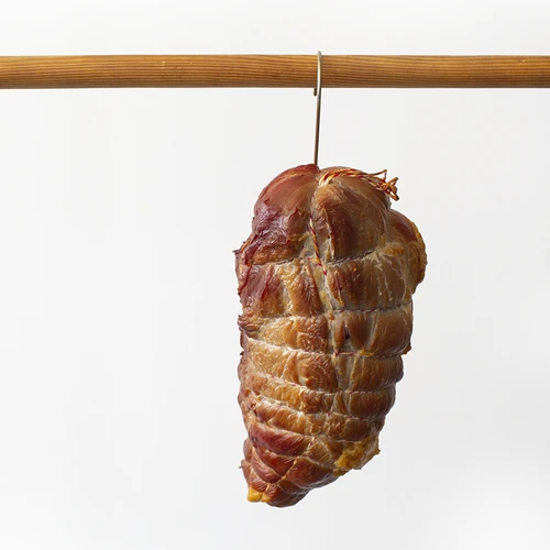Mėsininko siūlai balta-raudoni, medvilniniai (240°C) 55 m - 6