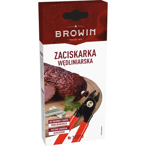 Mėsos gaminių užspaudimo replės + 60 klipsų - 3