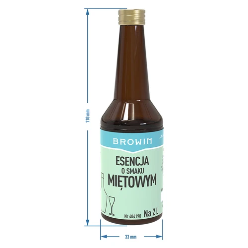 Mėtinio skonio esencija, 2 l - 40 ml - 5