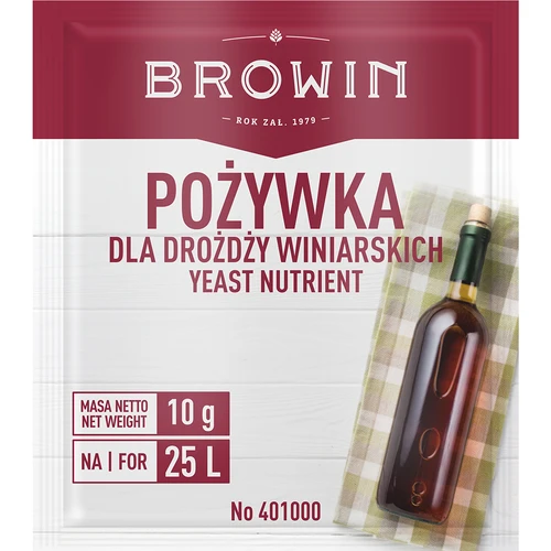 Maistinė medžiaga vyninėms mielėms, 10 g