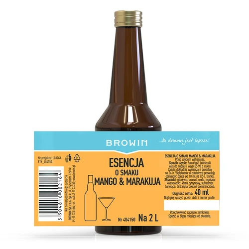 Mango ir marakujos skonio esencija skirta 2 l - 40 ml - 5