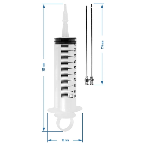 Marinavimo švirkštas 100 ml + 2 adatos - 10