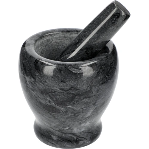 Marmurinė virtuvinė grūstuvė, juoda, Ø 10,5 cm