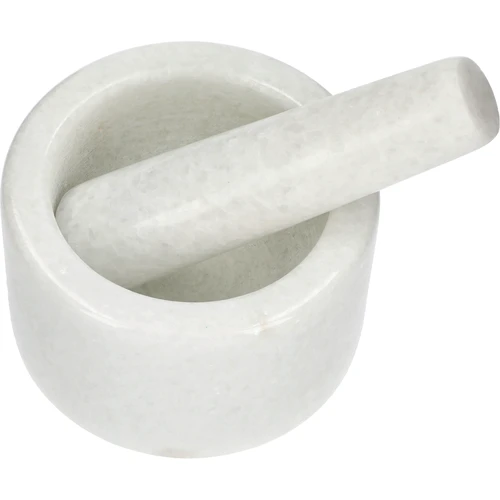 Marmurinė virtuvinė piesta, balta, Ø 10 cm - 2