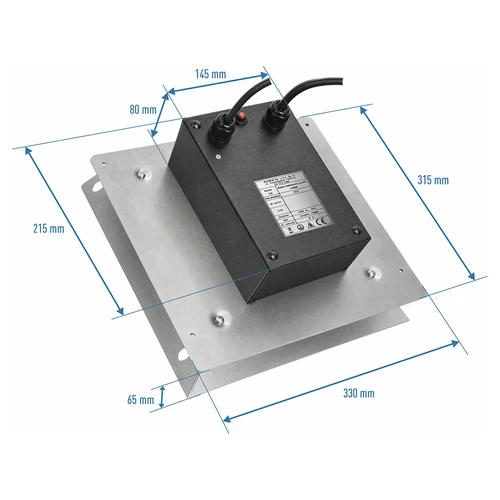 Modulių rinkinys su Wi‑Fi valdikliu – dragON IQ 2,7 kW, sodo rūkykloms - 6