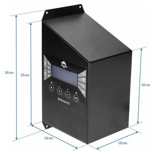 Modulių rinkinys su Wi‑Fi valdikliu – dragON IQ 2,7 kW, sodo rūkykloms - 4