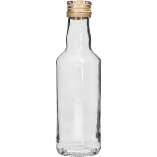 Monopolio tipo butelis 200 ml, su auksiniu užsukamu kamšteliu fi 28, 1 vnt.