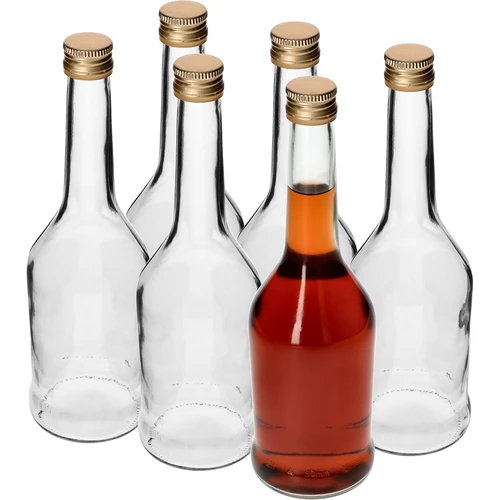 Napoleon butelis 500 ml su fi28 užsukamu kamšteliu, 6 vnt - 2