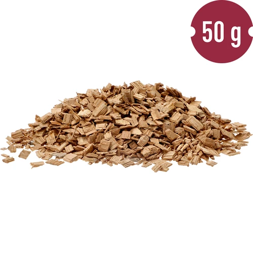 Natūralios ąžuolo drožlės alkoholinių gėrimų aromatizavimui (viskiui, baltajam vynui), 50 g - 5