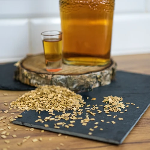 Natūralios ąžuolo drožlės alkoholinių gėrimų aromatizavimui (viskiui, baltajam vynui), 50 g - 9