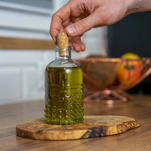 Natūralus kūginis kamštis fi16/21mm - aglomeruotas - 100 vnt. - 7
