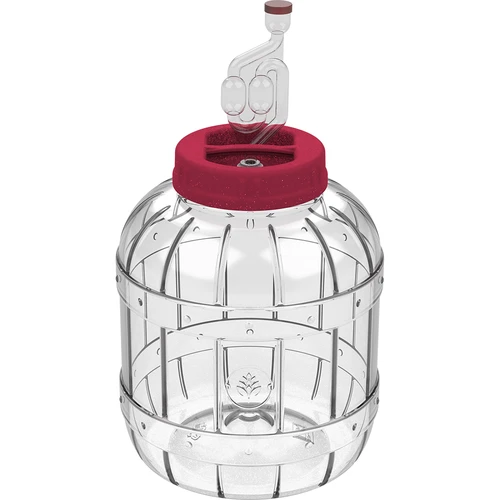 Nedūžtantis, daugiafunkcis fermentacijos stiklainis, 5 l