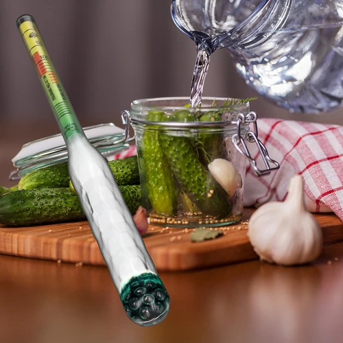 Nesudužtantis sūromatis su mėgintuvėliu, matavimo diapazonas: 0–300 g druskos/L - 7
