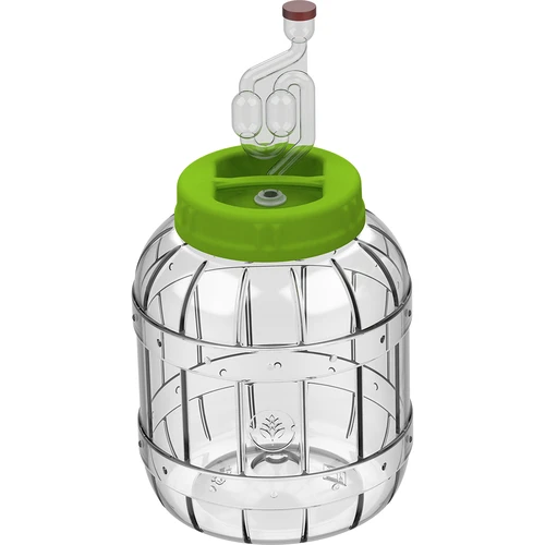 Nedūžtantis stiklainis rauginimui, 3 l
