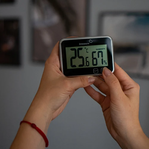 Orų stotelė – elektroninė, belaidė, juoda - 9