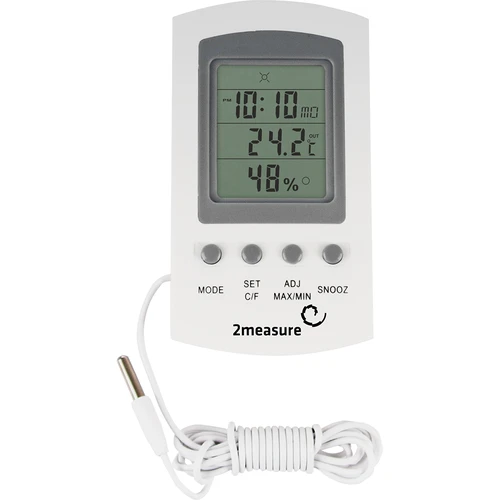 Orų stotis – elektroninė, su zondu, balta