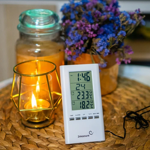 Oro stotelė – elektroninė, su zondu, balta - 5