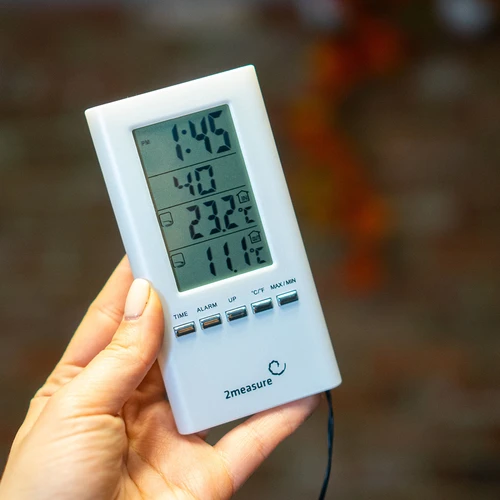 Oro stotelė – elektroninė, su zondu, balta - 9