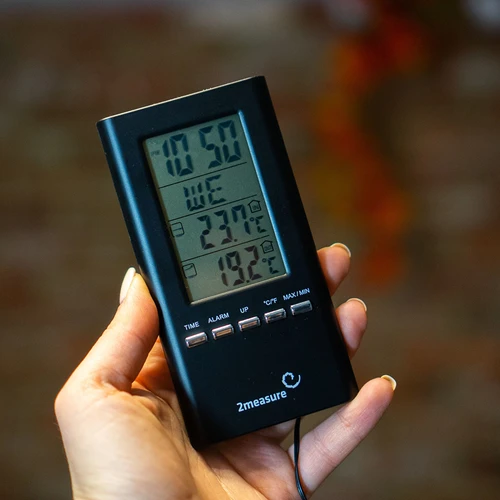 Oro stotis – elektroninė, su zondu, juoda - 8