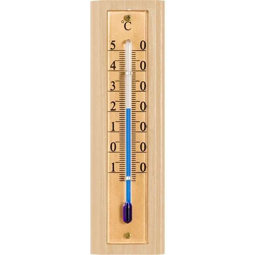 Patalpų termometras su auksine skale (-10 °C iki +50 °C) 12 cm - 2