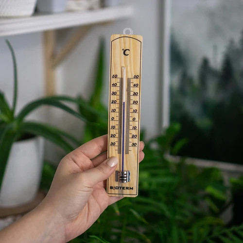 Patalpų termometras su sustiprinta kapiliarinio vamzdelio apsauga (nuo -30 °C iki +50 °C) 20 cm - 3