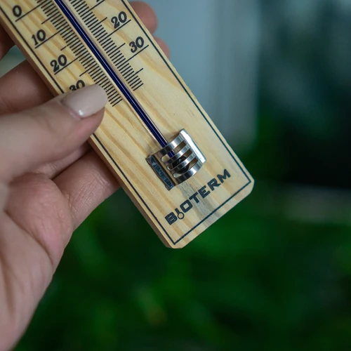 Patalpų termometras su sustiprinta kapiliarinio vamzdelio apsauga (nuo -30 °C iki +50 °C) 20 cm - 4