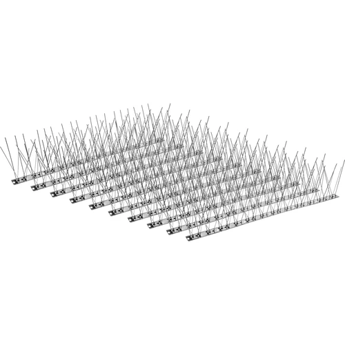 Paukščių atbaidymo spygliukai, ant metalinės juostos, 10 vnt. - 2