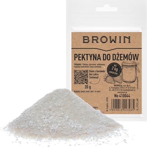 Pektinas džemams - iš citrusinių vaisių, amidintas, želėjimui, 20 g - 3
