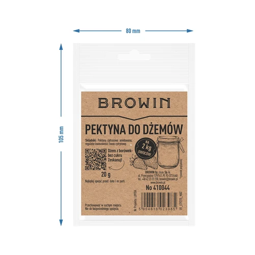 Pektinas džemams - iš citrusinių vaisių, amidintas, želėjimui, 20 g - 4