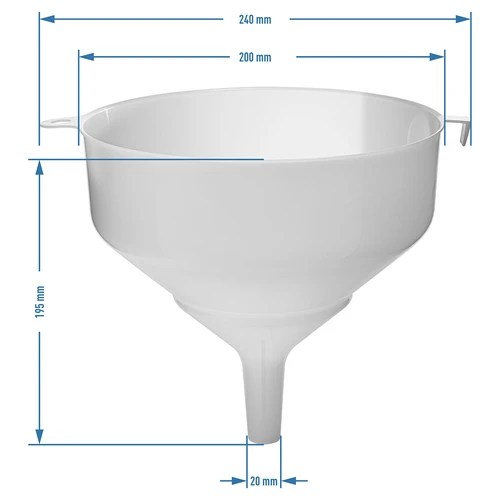 Plastikinis piltuvas fi20cm - 2