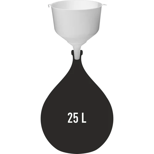 Plastikinis piltuvas fi25 damidžanoms, aukštas bortelis - 3