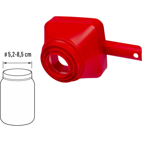 Plastikinis piltuvas „Kwadratura Koła“, fi 52–85 mm - 3
