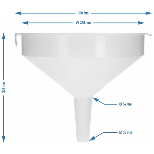 Plastikinis piltuvas Ø 35 cm - 5