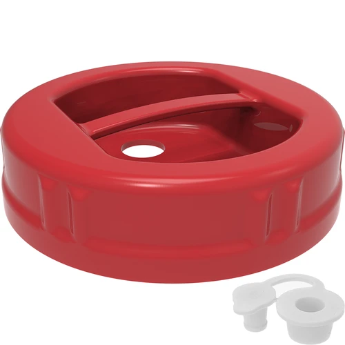 Plastikinis twist-off dangtelis fi 100 su anga ir kamščiu