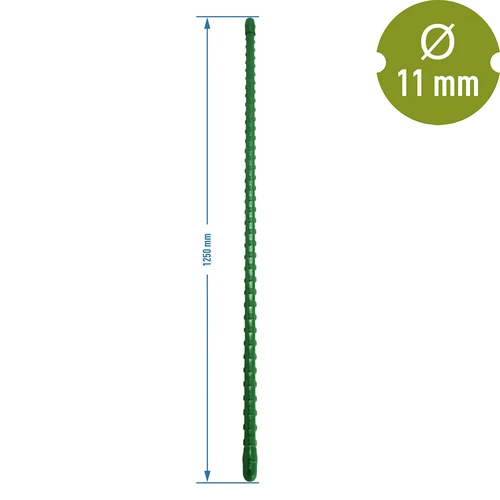 Plieninė, PE dengta augalų atrama 1,25 m x 11 mm - 2
