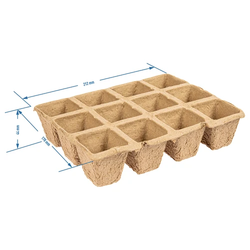 Popieriniai vazonėliai 4,5 x 5 x 4,5, rinkinys 5 vnt. - 4