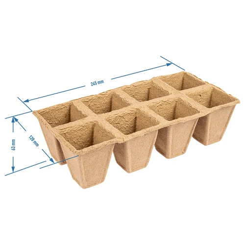 Popieriniai vazonėliai 6 x 6 x 6, 5 vnt. rinkinys - 4