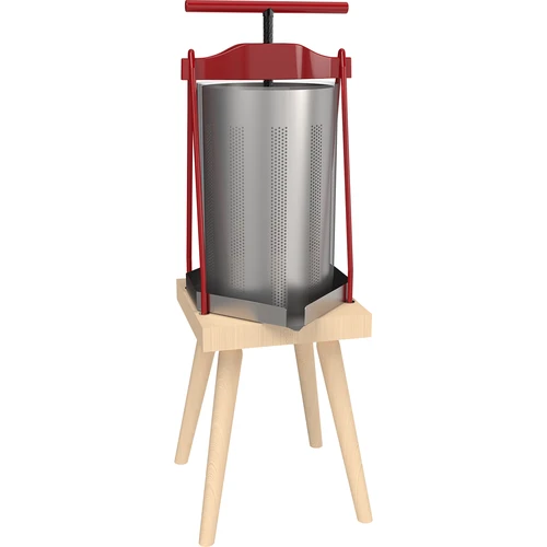 Rėminis vaisių presas – su metaliniu krepšiu, 10 l