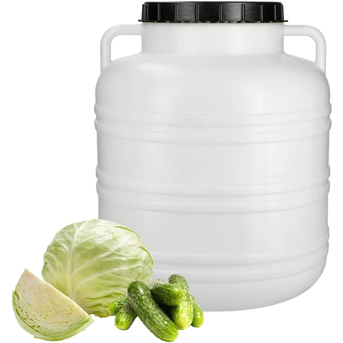Rauginimo statinė 40 l - balta, su rankenomis - 3