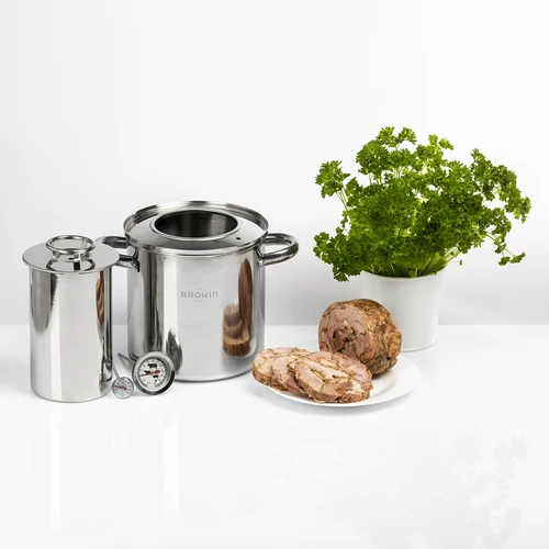 Rinkinys su vandens apvalkalu – 1,5 kg kumpio virimo indas + puodas - 19
