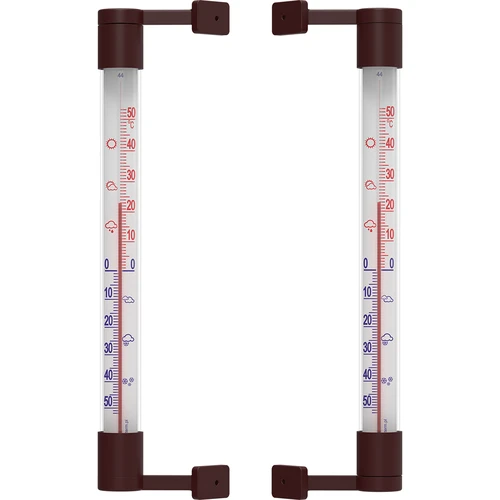 Rudas lauko termometras (nuo -50 °C iki +50 °C) 22 cm - 3