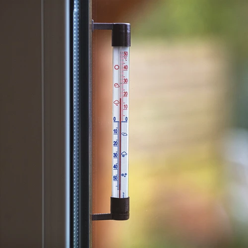 Rudas lauko termometras (nuo -50 °C iki +50 °C) 22 cm - 6